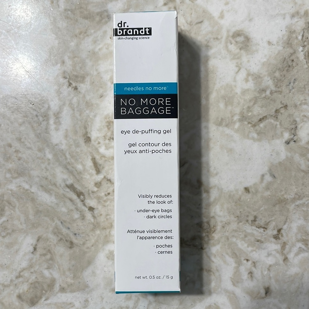 NEW Dr. Brandt No More Baggage eye de-puffing gel